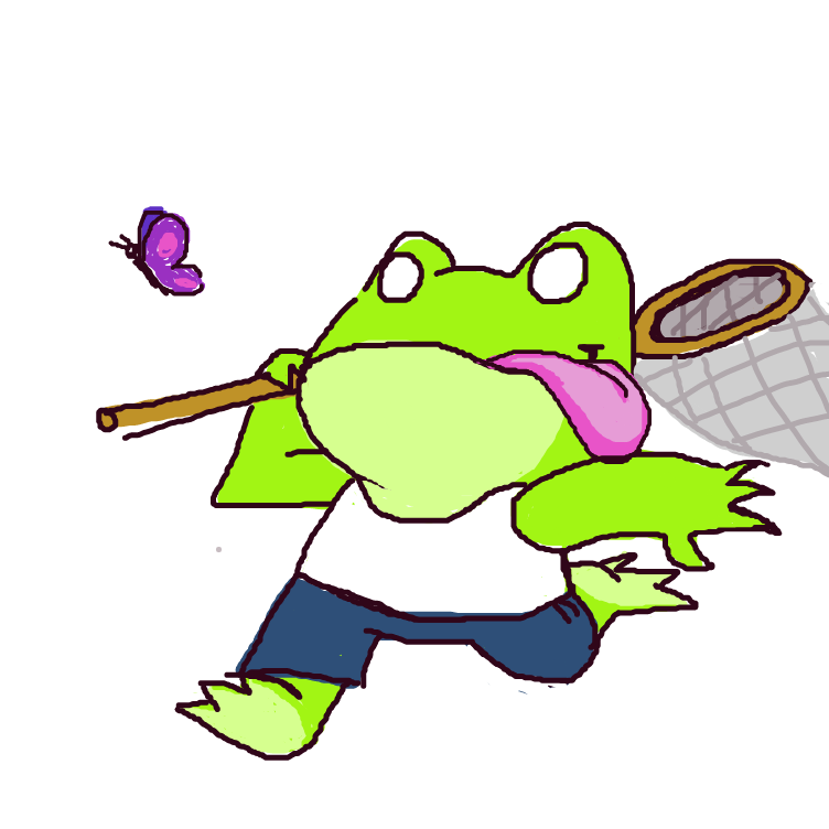 Bug Catcher Froggy - Online Drawing Game Comic Strip Panel by this account is dead