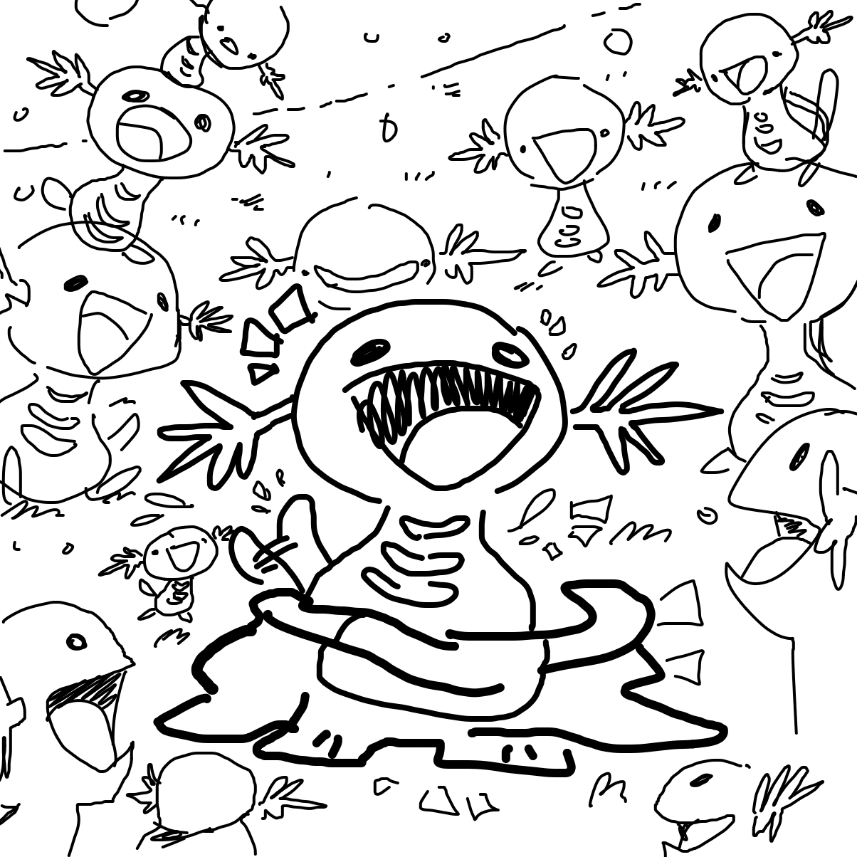 Drawing in Wooper by Soap