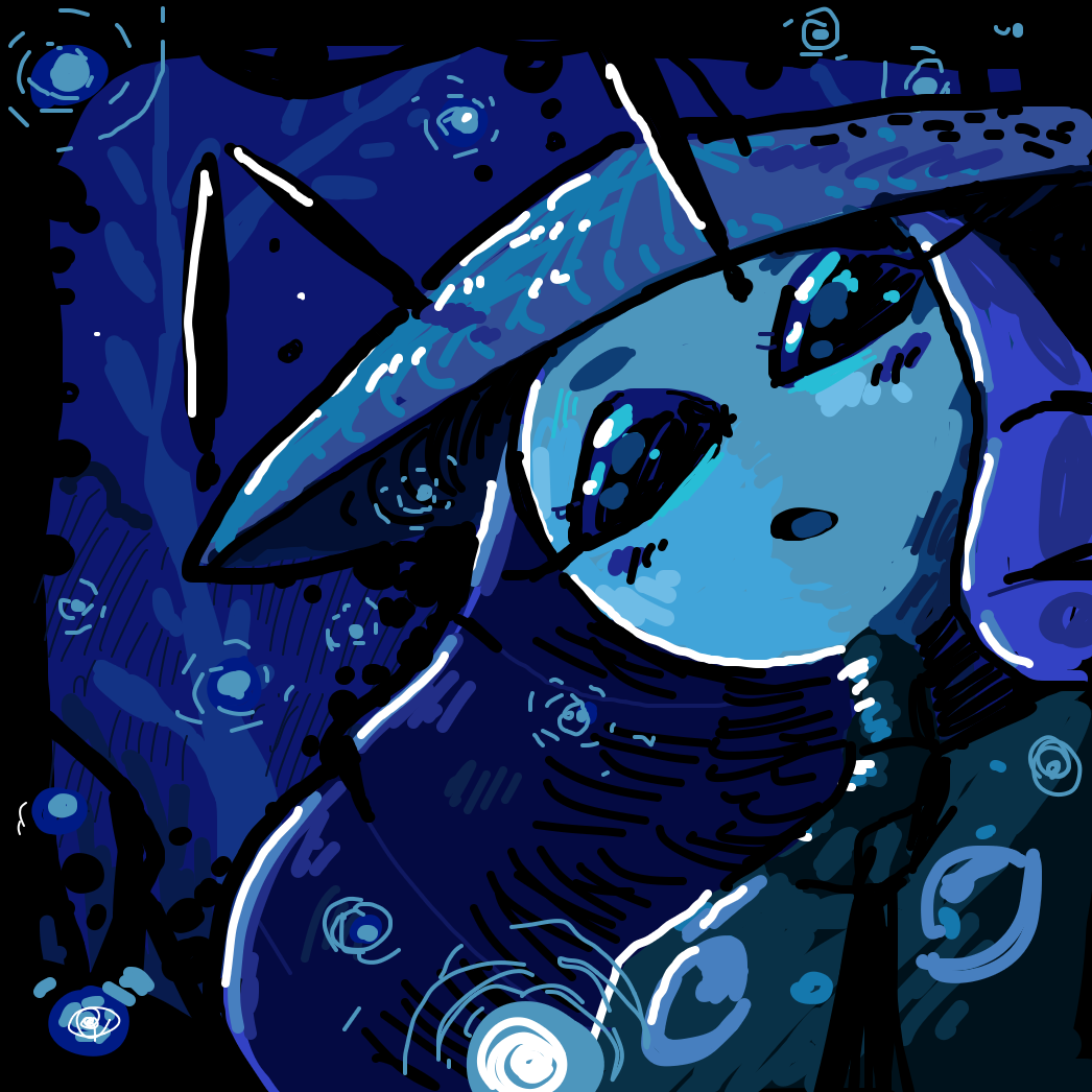 A water strider girl i made a year ago, good to finally draw her again heeheh UwU - Online Drawing Game Comic Strip Panel by Soap