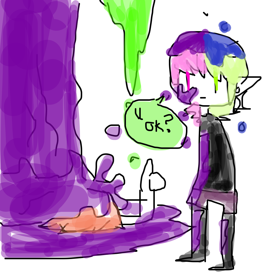 Drawing in Continue the Paint by MY~LEIGH