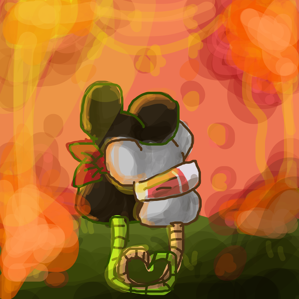 Drawing in mousie v2 by MY~LEIGH