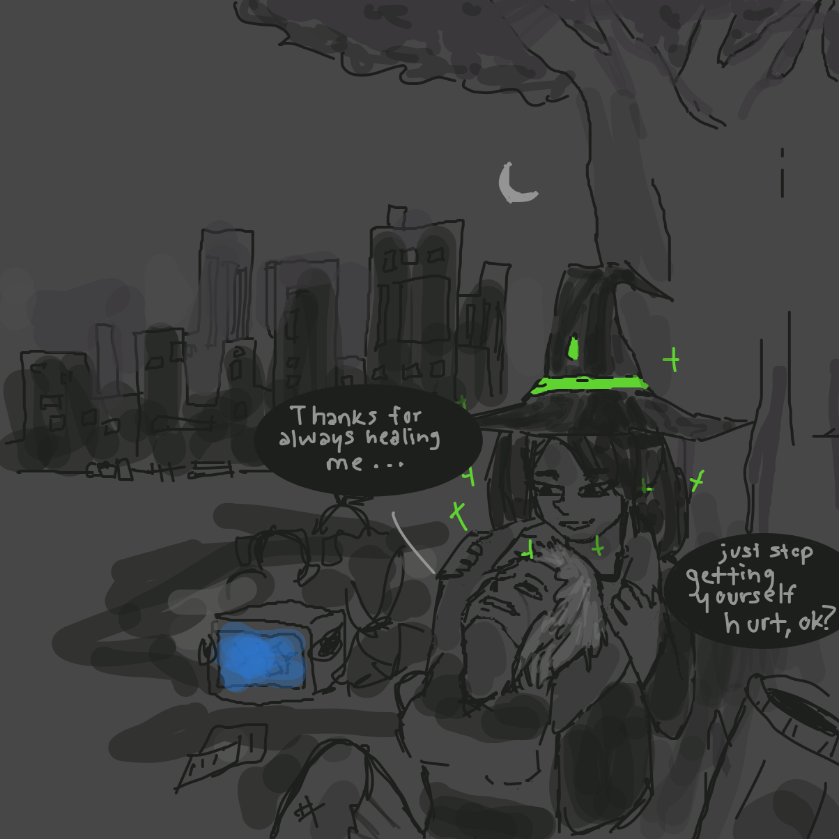 I hope you’re doing better - Online Drawing Game Comic Strip Panel by Guest225