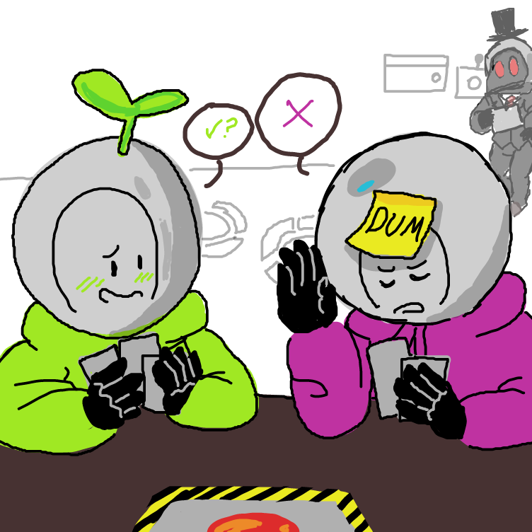 Drawing in Whos the imposter? by ⚰