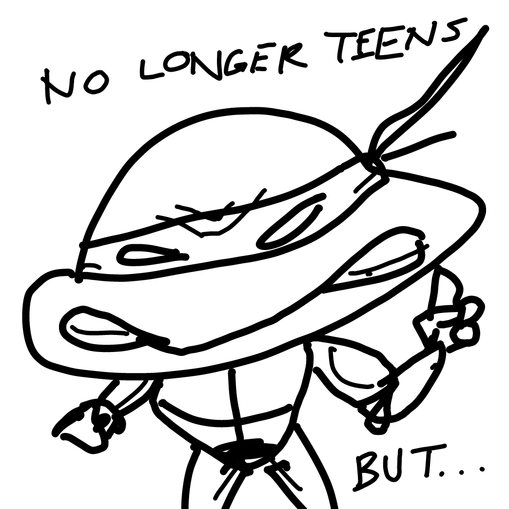 Drawing in Teenage mnt  by Potato Man