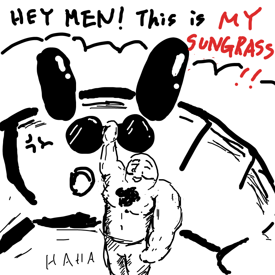 Drawing in Old Fashioned Strongman by esehara