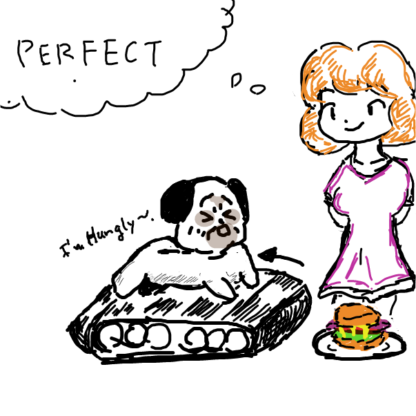 Drawing in Pug comic test 1 by esehara