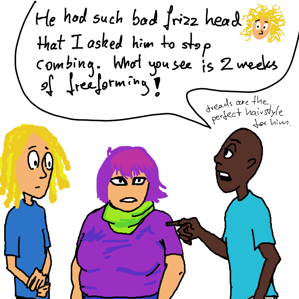 Drawing in appropriation by Scribbledabble