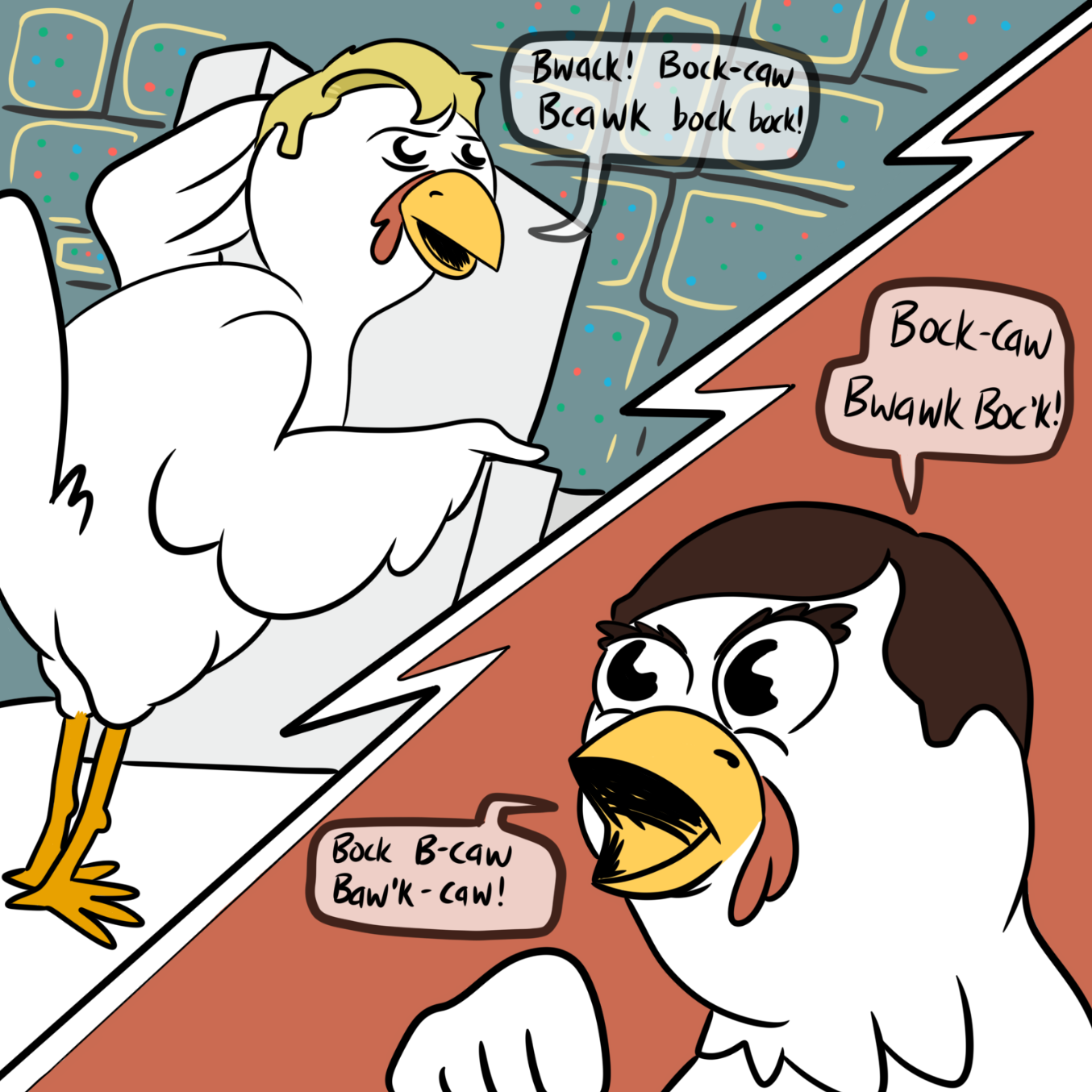  - Online Drawing Game Comic Strip Panel by Wizard Croissant