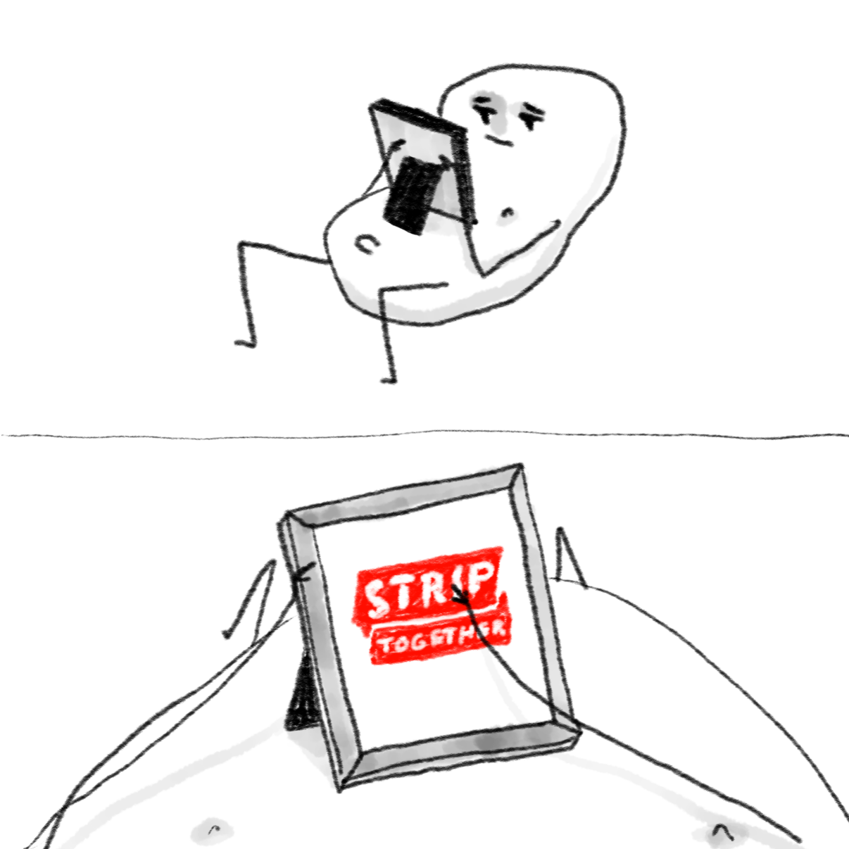 Drawing in tfw you remember the sites old name  by Potato Man