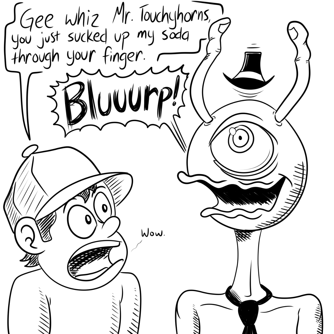  - Online Drawing Game Comic Strip Panel by Wizard Croissant