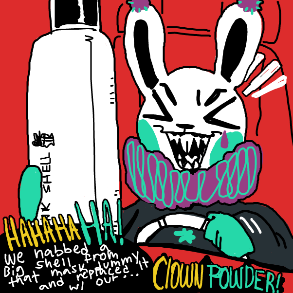 CLOWNED! - Online Drawing Game Comic Strip Panel by Chumky