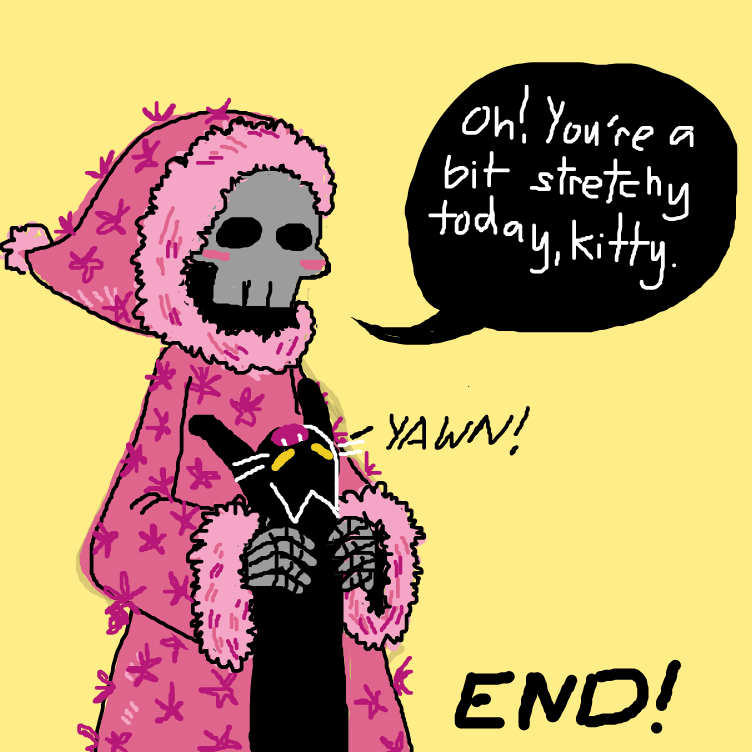 there he stretch - Online Drawing Game Comic Strip Panel by this account is dead