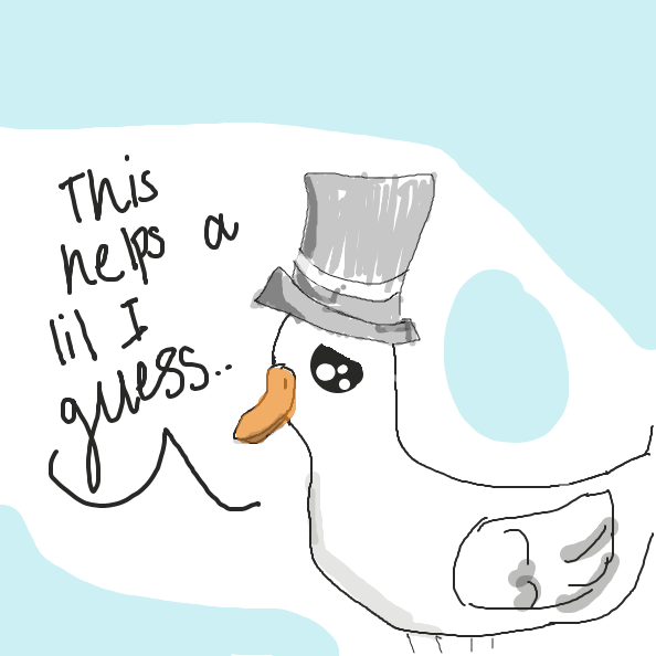it seems ducky prefers to wear hats instead of riding them - Online Drawing Game Comic Strip Panel by Ibu