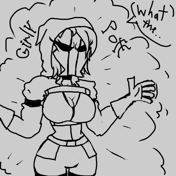 Drawing in Genderswap by Bountybooty