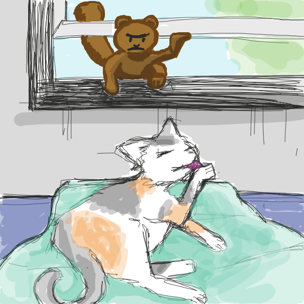 Going in! - Online Drawing Game Comic Strip Panel by Simply_Kali