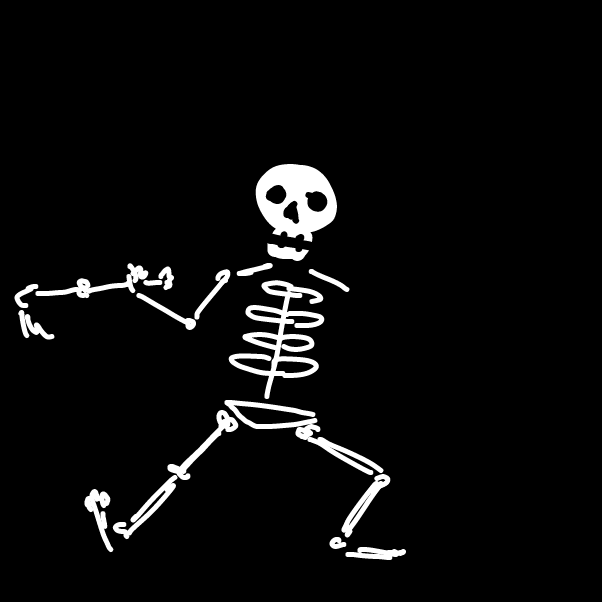 Drawing in They Did the Monster Rush by Aluminimalism