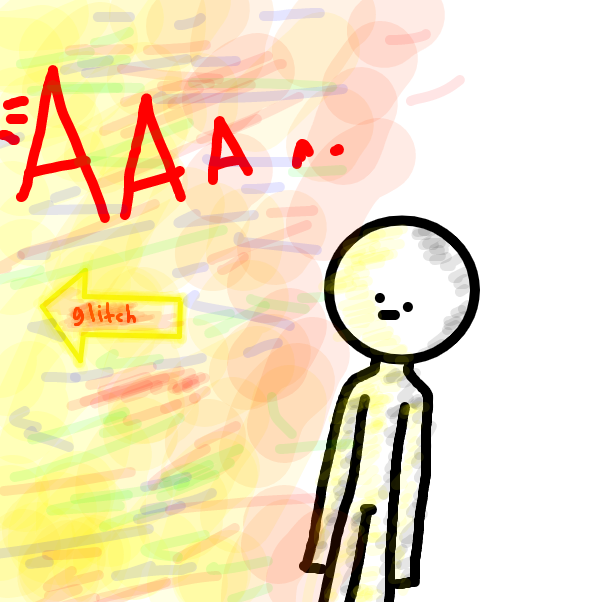 Drawing in for my slide by ItzAki