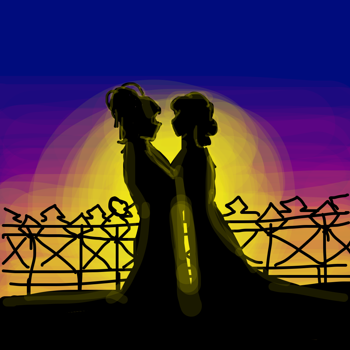 Drawing in A dance with bear by MY~LEIGH