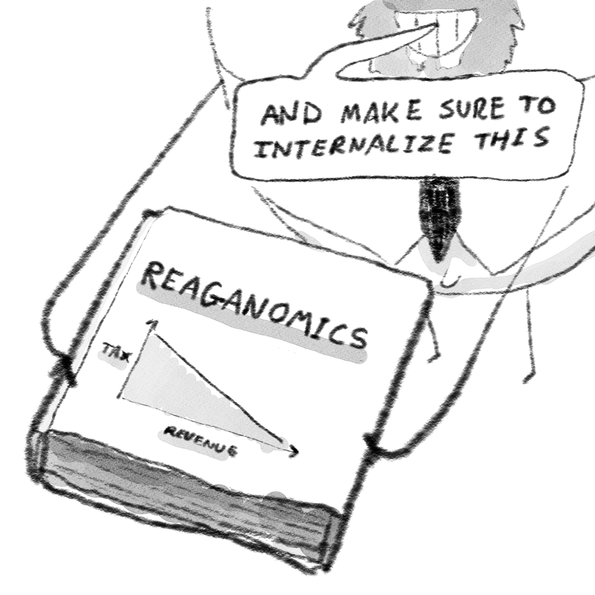 Drawing in The Path to Salvation by Potato Man