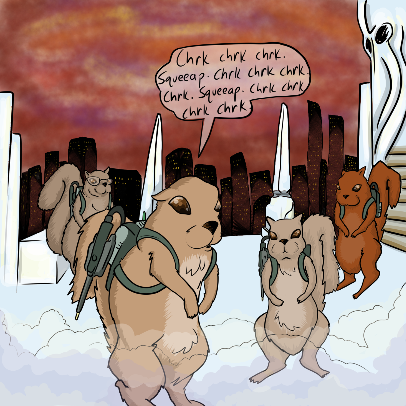 Liked webcomic When Someone Asks If You're A God