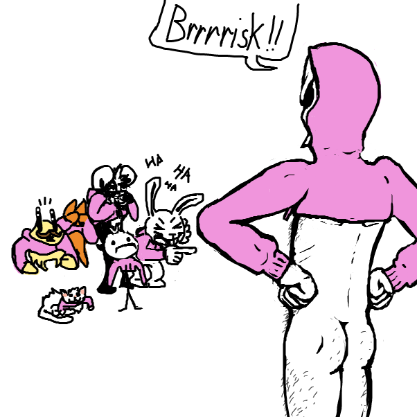 Drawing in Draw a character wearing this: part two by Bountybooty