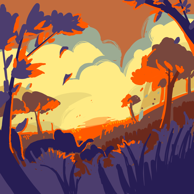 Drawing in tree by ThaSilentArtist