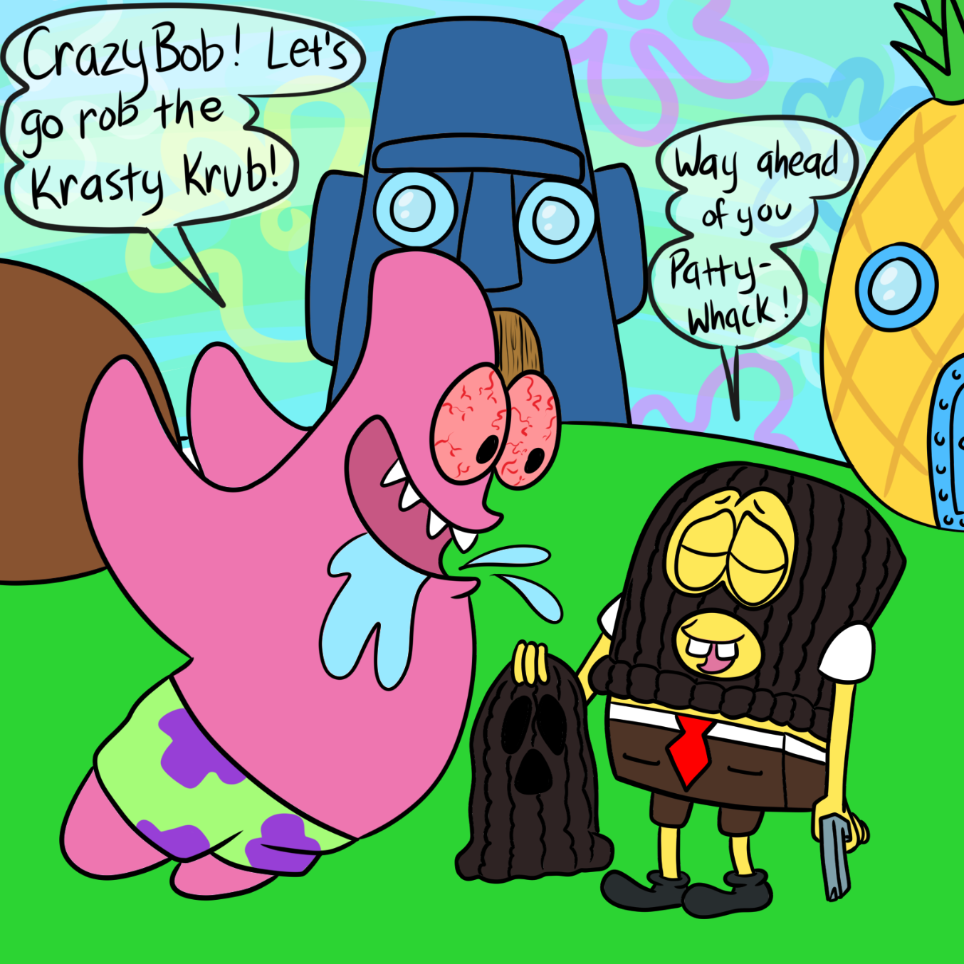  - Online Drawing Game Comic Strip Panel by Wizard Croissant