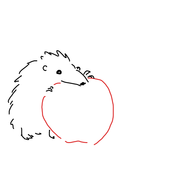 Drawing in Time For Treats by Aluminimalism