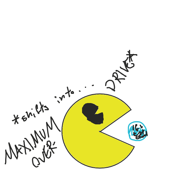 Drawing in Pac-Man Fever #2 by Sirius Solemn