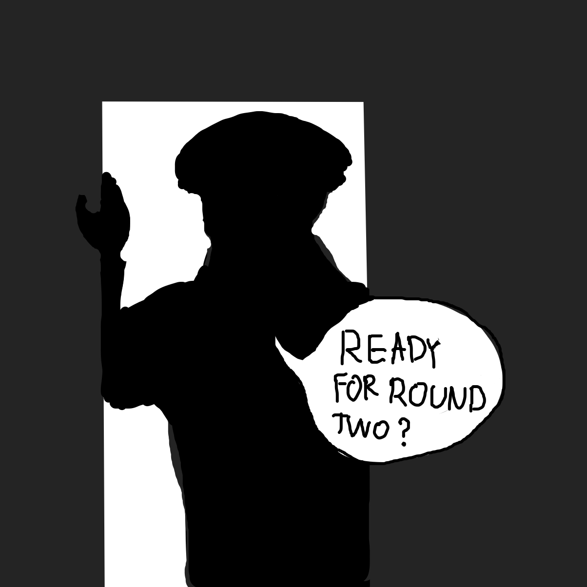 Round two??? - Online Drawing Game Comic Strip Panel by l’intrus