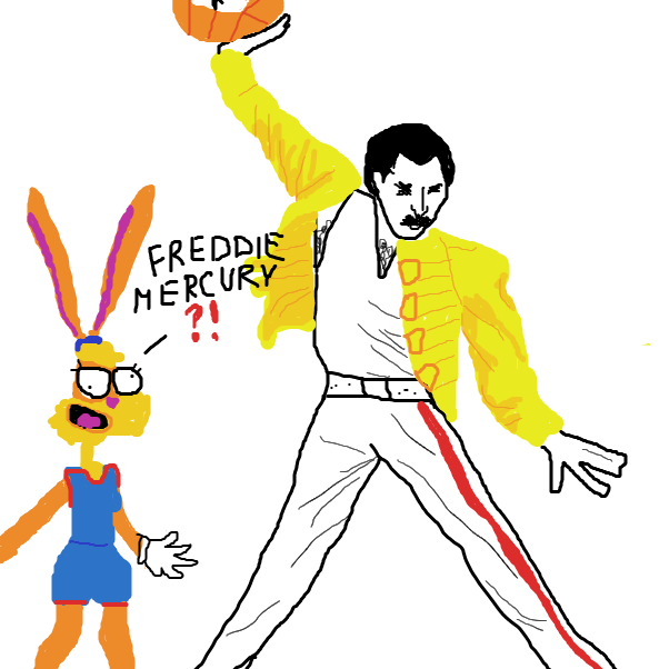 Drawing in Cmon and jam and welcome to the slam by jimmy