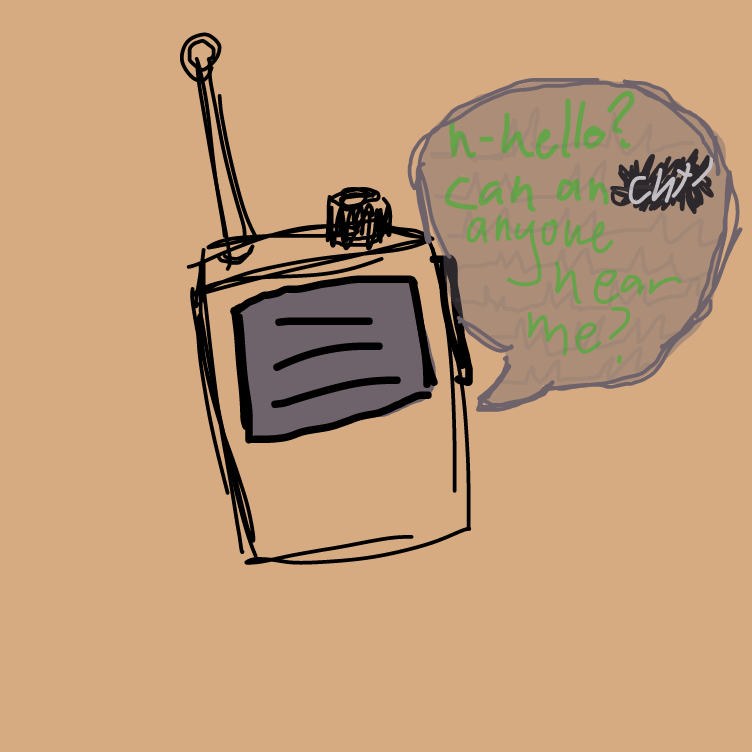 hello? anyone there?  - Online Drawing Game Comic Strip Panel by pantsless dog