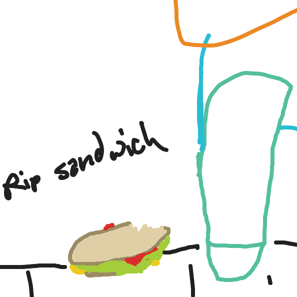 Drawing in Sandwich  by Sirius Solemn