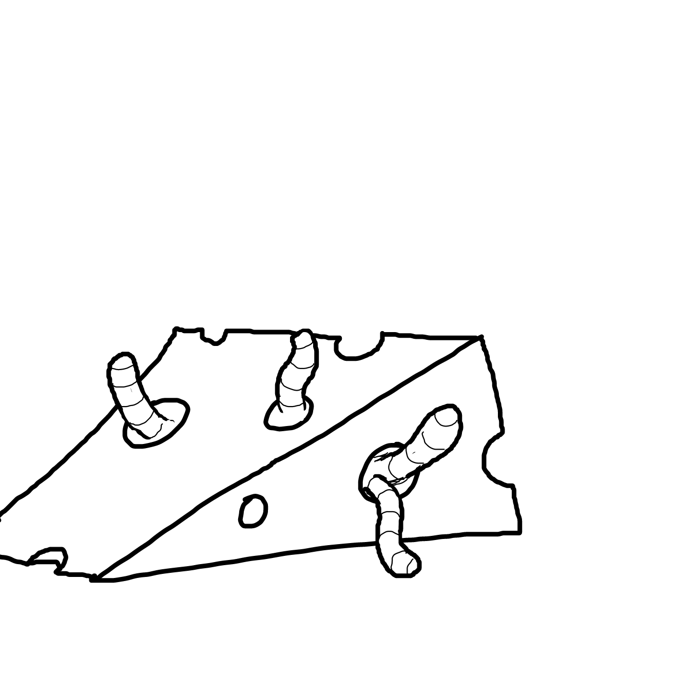 Drawing in Cheese That Makes You Wheeze by TFD