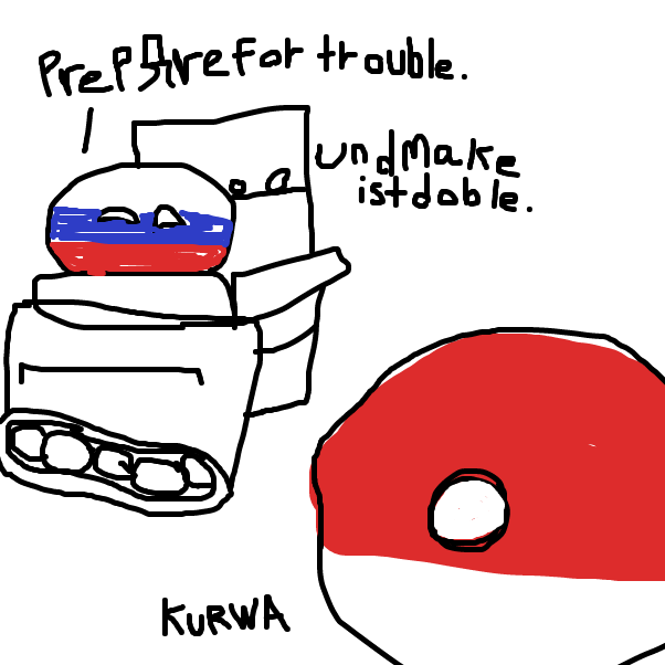 haha polen go brrrr - Online Drawing Game Comic Strip Panel by Hans_Is_back