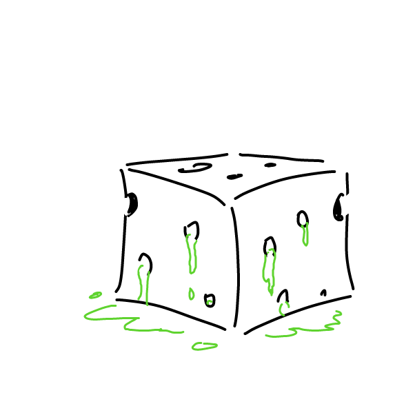 Drawing in Cheese That Makes You Wheeze by Aluminimalism