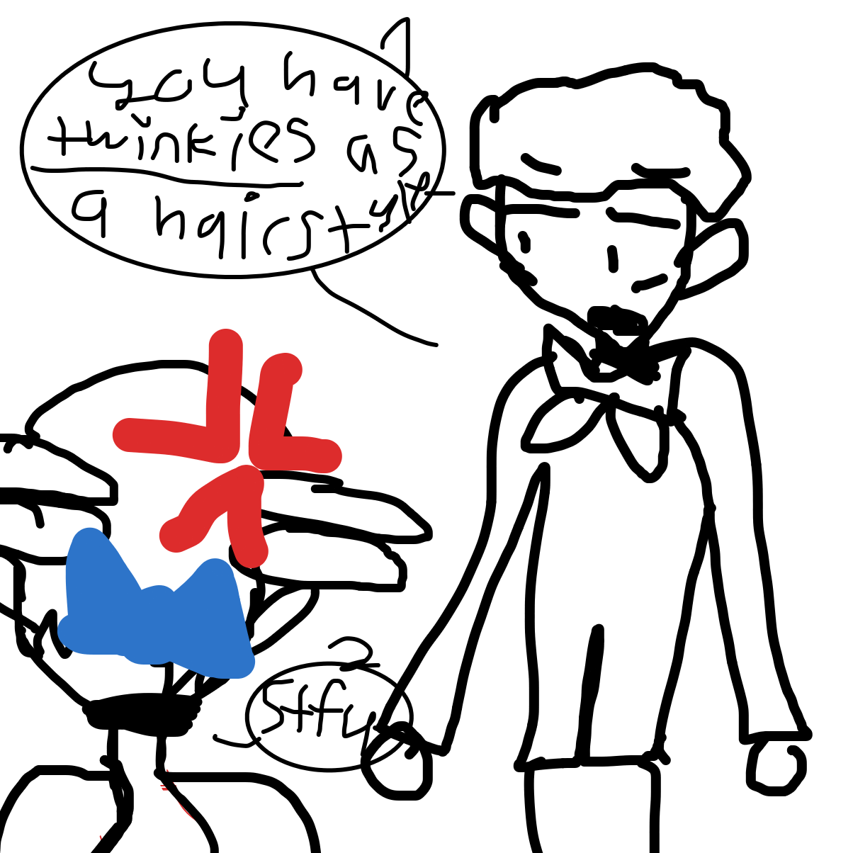 Drawing in Mozart protecting children by EmoWeeb_the_Simp