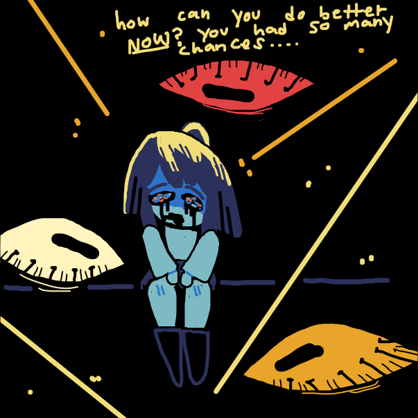 Drawing in Train Encounter by Chumky