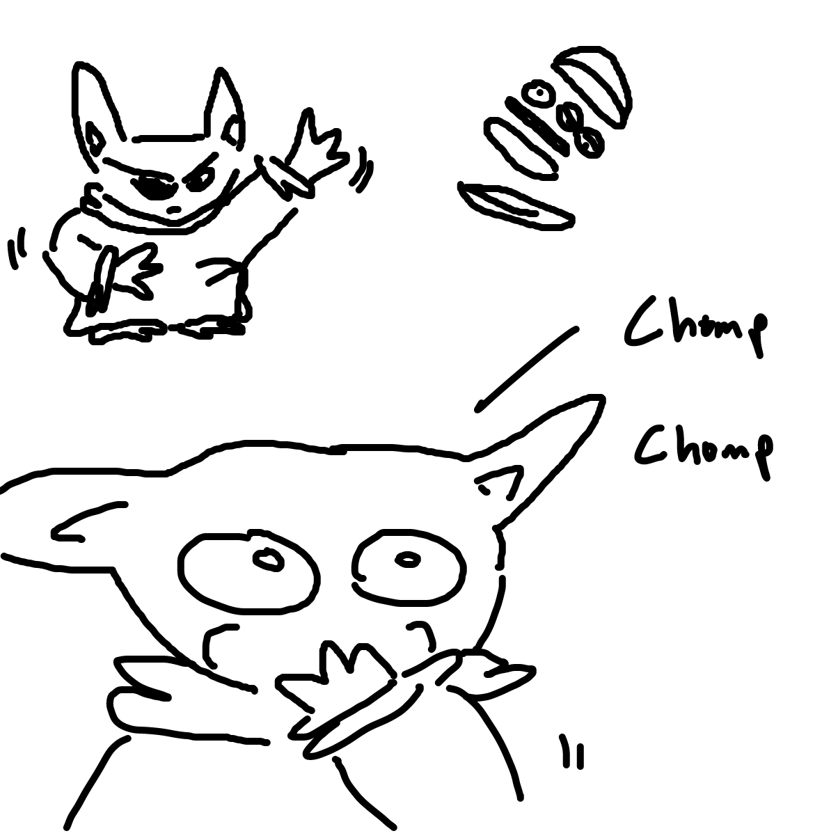 Drawing in Grogu chronicles I by rex