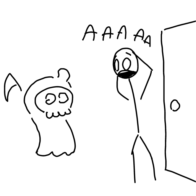 Drawing in Li'l Reaper 1: The Adventure Begins by Aluminimalism