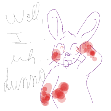 The bunny covered in the victim's blood act all innocent
 - Online Drawing Game Comic Strip Panel by Neran