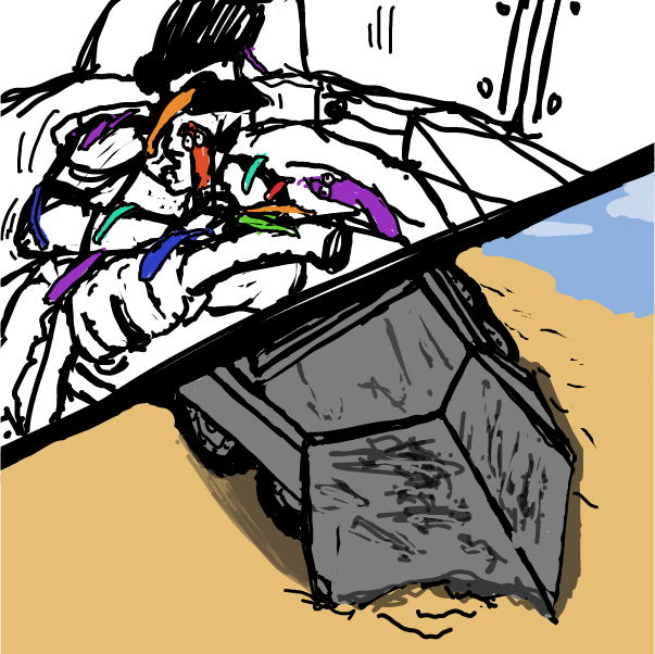 Drawing in The chase by Bountybooty