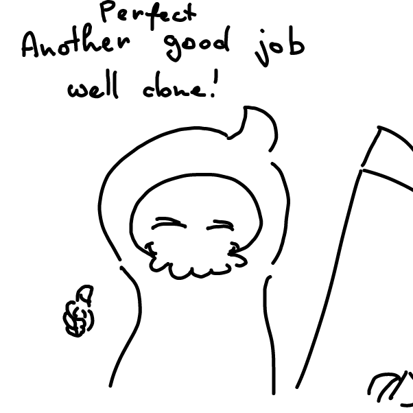 Drawing in Li'l Reaper 1: The Adventure Begins by Aluminimalism