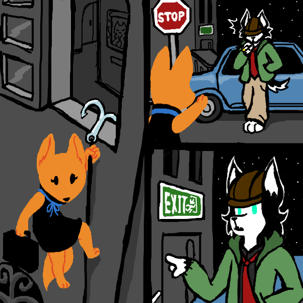  - Online Drawing Game Comic Strip Panel by SeanTrunks