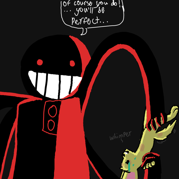 Noo, he's too cute to dieee ;~; - Online Drawing Game Comic Strip Panel by Setin