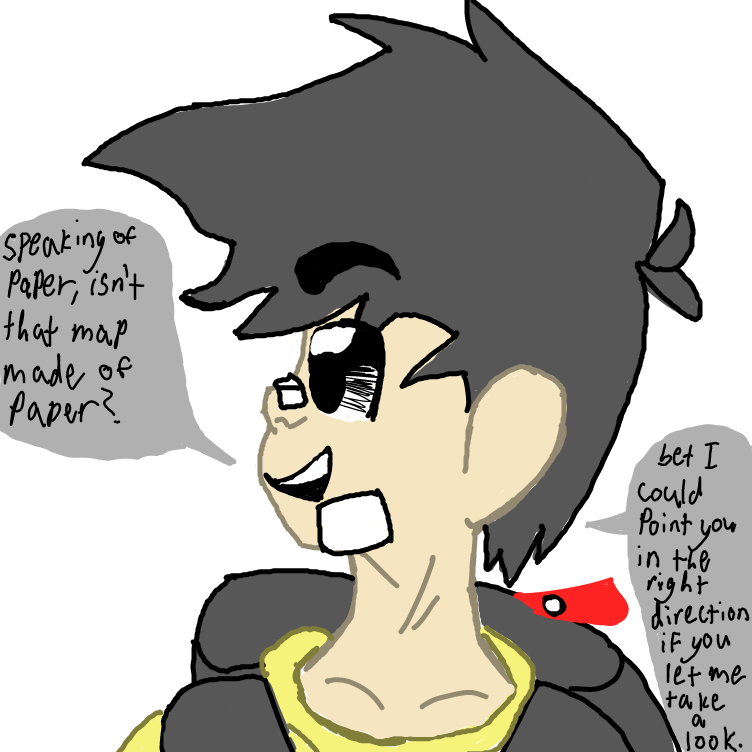 Axel being nice. - Online Drawing Game Comic Strip Panel by Setin