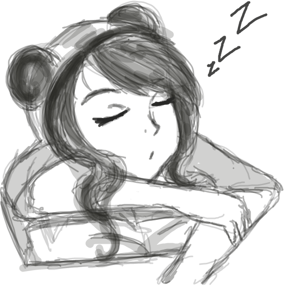 Drawing in sleepyyy by Mizuki-chan