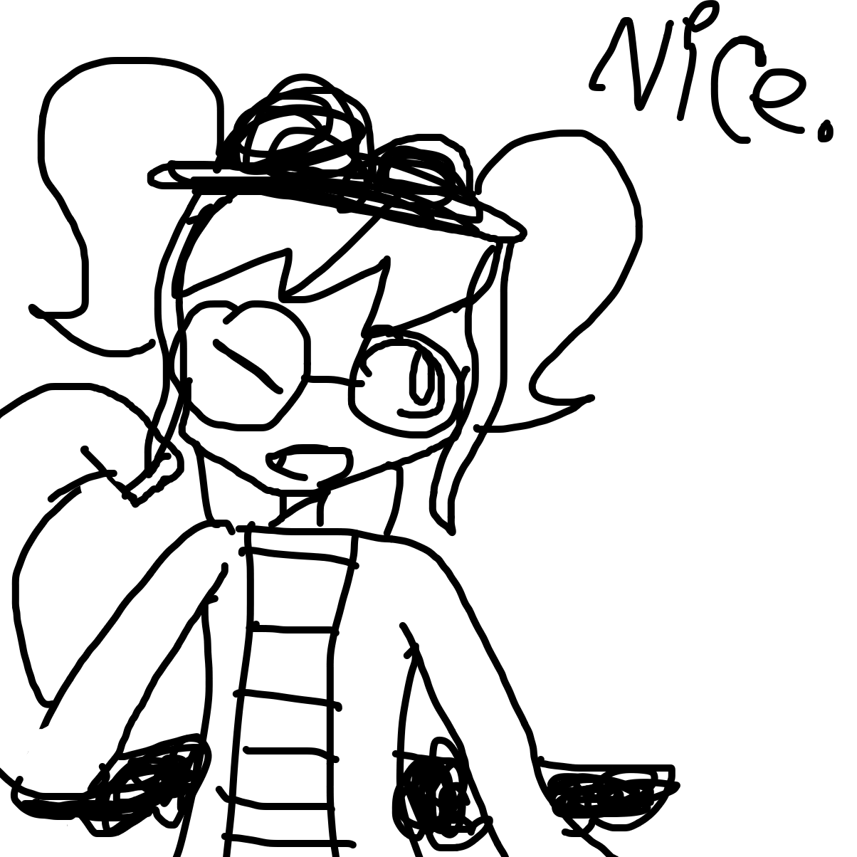 Drawing in Finish the sentence (SDRAWKCAB) by EmoWeeb_the_Simp