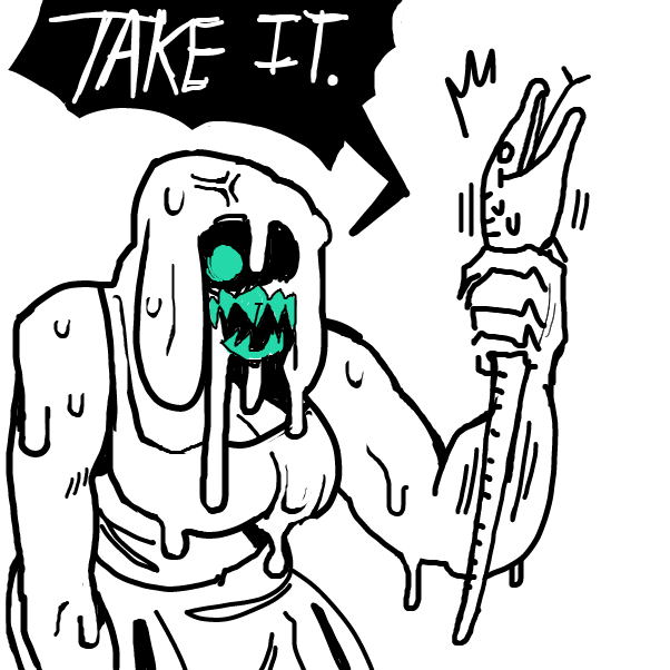 TAKE HIMMMMM - Online Drawing Game Comic Strip Panel by Chumky