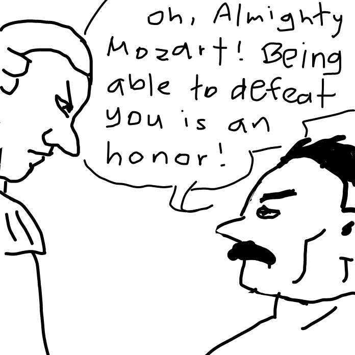 Drawing in Mozart vs Omni-Man by Mozart